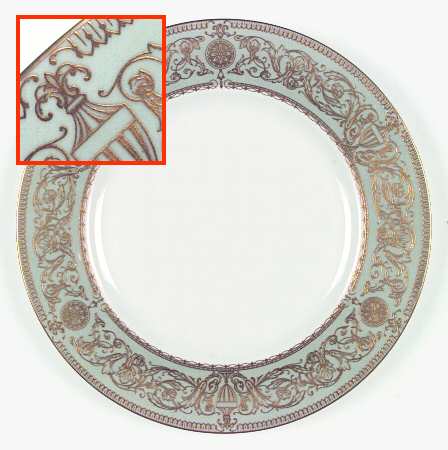 Balmoral Green Dinner Plate