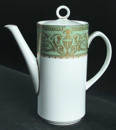 Balmoral Green Coffee Pot & Lid