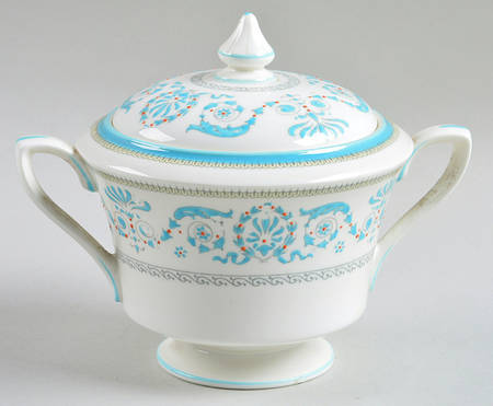 Beauchamp Blue Sugar Bowl & Lid