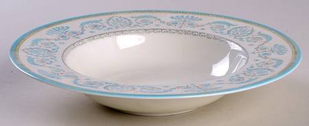 Beauchamp Blue Rim Soup Bowl