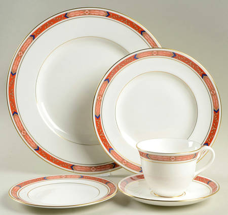 Beaufort Rust Red 40 Piece Estate Set