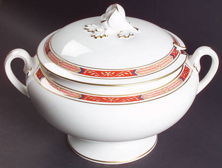 Beaufort Rust Red Tureen &  Lid