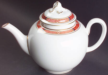 Beaufort Rust Red Teapot & Lid