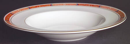 Beaufort Rust Red Large Rim Soup Bowl