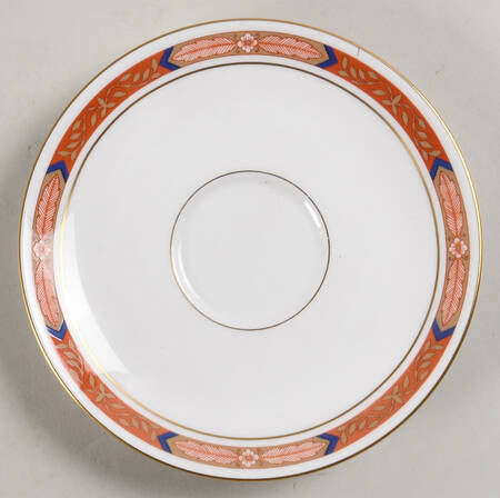 Beaufort Rust Red Saucer for Footed Cup
