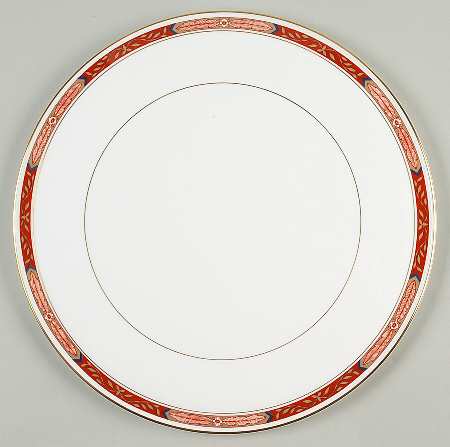 Beaufort Rust Red Cake Plate