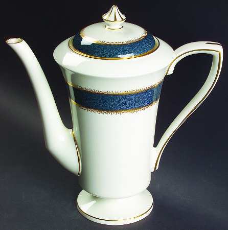 Belvoir Blue Coffee Pot & Lid