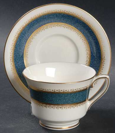 Belvoir Blue Footed Demitasse Cup & Saucer Set