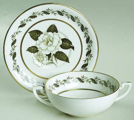 Bernina Flat Cream Soup Bowl & Saucer Set