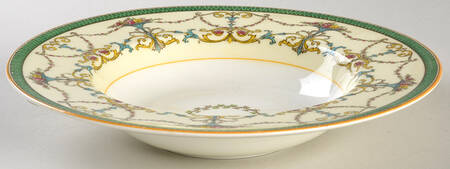 Bessborough Green Rim Soup Bowl