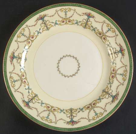Bessborough Green 12" Chop Plate (Round Platter)