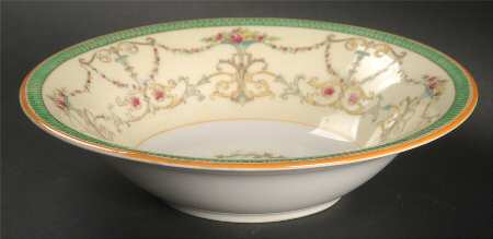 Bessborough Green Coupe Cereal Bowl