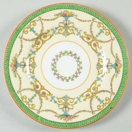 Bessborough Green Bread & Butter Plate