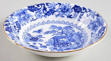 Blue Broseley Fruit/Dessert (Sauce) Bowl