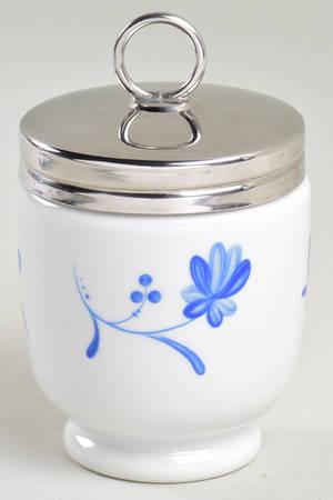 Blue Bow Egg Coddler & Lid