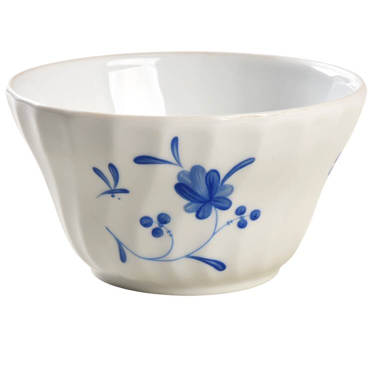 Blue Bow Open Sugar Bowl