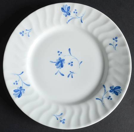 Blue Bow Salad Plate