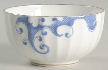 Blue Dragon (Warmstry, Fluted) Open Sugar Bowl