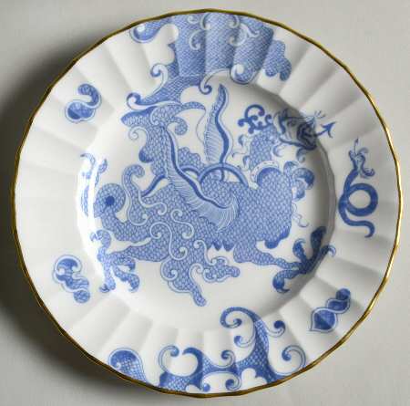 Blue Dragon (Warmstry, Fluted) Bread & Butter Plate