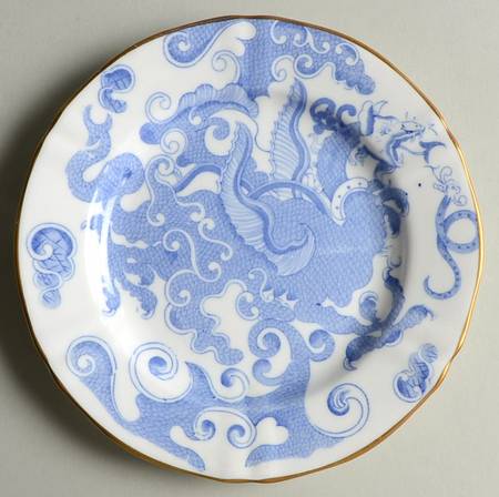 Blue Dragon (Coburg, Semiscalloped) Bread & Butter Plate