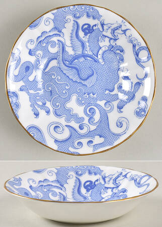 Blue Dragon (Coburg, Semiscalloped) Fruit/Dessert (Sauce) Bowl