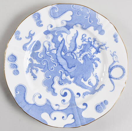 Blue Dragon (Coburg, Semiscalloped) Dinner Plate