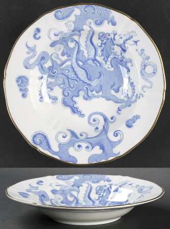 Blue Dragon (Coburg, Semiscalloped) Rim Soup Bowl