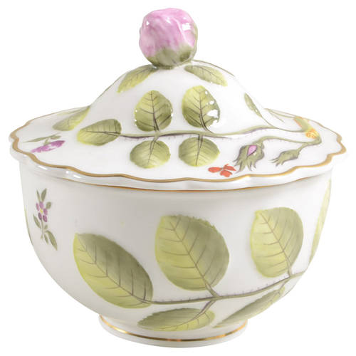 Blind Earl (Raised, Multicolored) Sugar Bowl & Lid