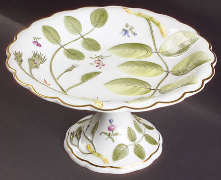 Blind Earl (Raised, Multicolored) Round Compote (Height X Width)