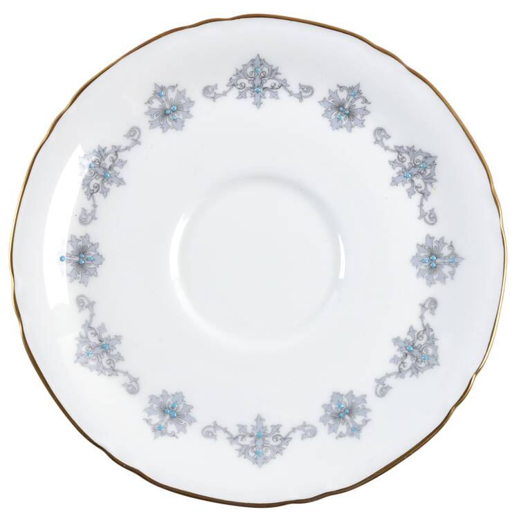Blue Medallion Saucer for Cream Soup Bowl