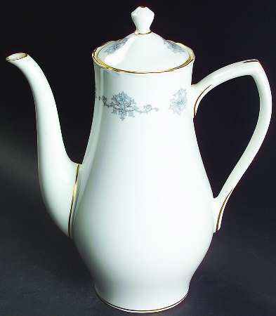 Blue Medallion Coffee Pot & Lid