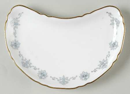 Blue Medallion Crescent Salad Plate