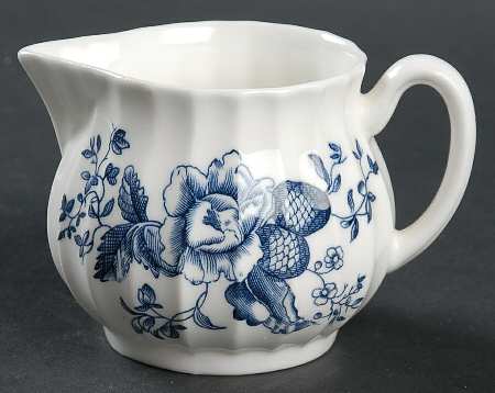 Blue Sprays (Ribbed) Mini Creamer
