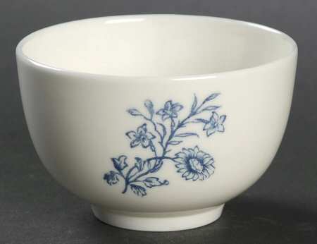 Blue Sprays (Cream) Mini Open Sugar Bowl