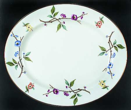Blossom Time 15" Oval Serving Platter