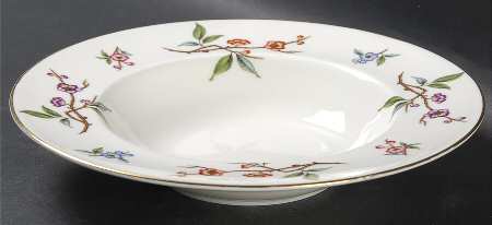 Blossom Time Rim Soup Bowl by Royal Worcester