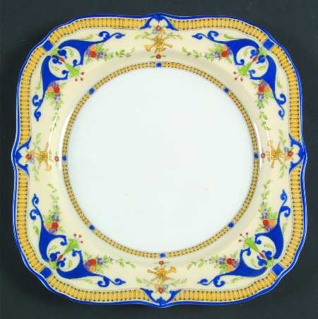 Bordeaux Square Luncheon Plate