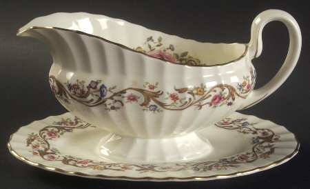 Bournemouth Gravy Boat with Attached Underplate