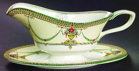 Bristol Gravy Boat with Attached Underplate