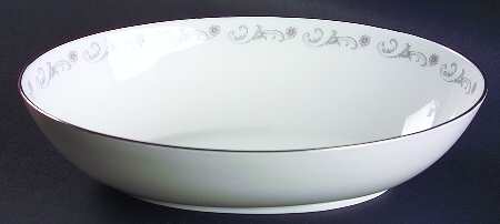 Bridal Lace 9" Oval Vegetable Bowl