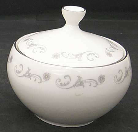 Bridal Lace Sugar Bowl & Lid
