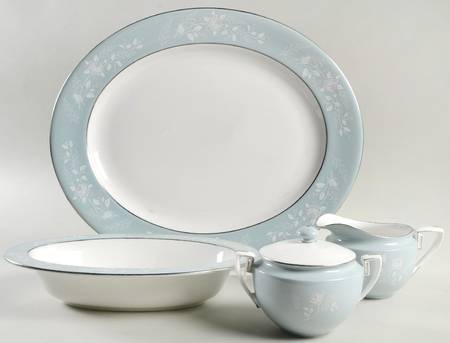 Bridal Rose 5 Piece Hostess Set by Royal Worcester