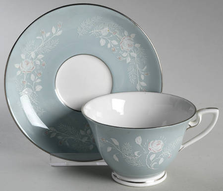 Footed Cup & Saucer Set