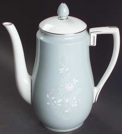 Bridal Rose Coffee Pot & Lid