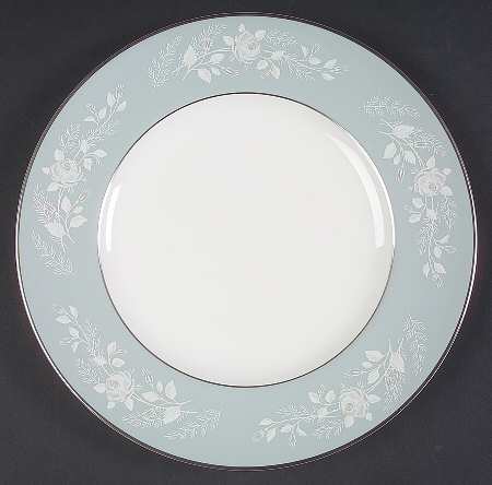 Bridal Rose Luncheon Plate