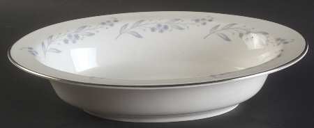 Bridal Wreath 10" Oval Vegetable Bowl