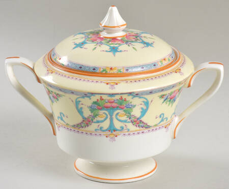 Buckingham Blue Sugar Bowl & Lid