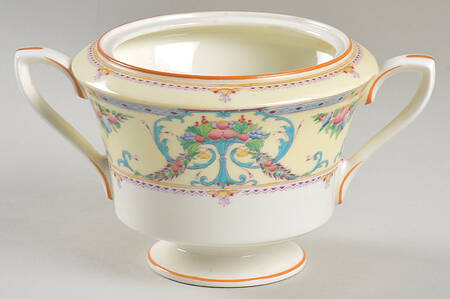 Buckingham Blue Sugar Bowl No Lid