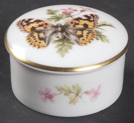 Butterflies Trinket Box & Lid