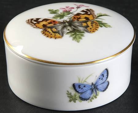 Butterflies 3" Round Box & Lid